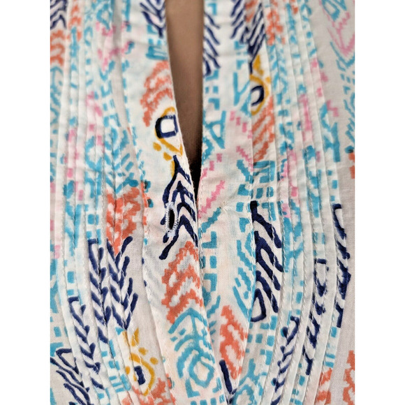 Roberta Roller Rabbit Arles Shirt TUNIC Blue White XS top NWT - Picture 7 of 12